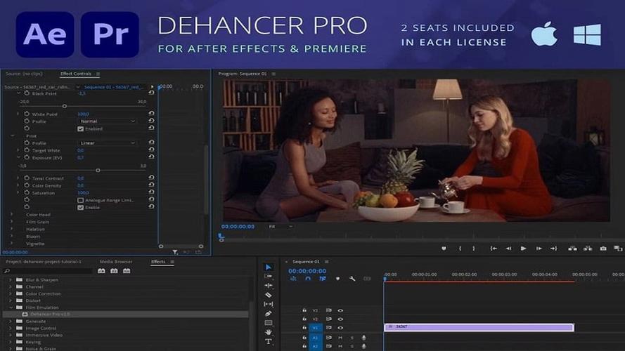 AE/PR插件 复古电影胶片灼烧光效噪点颗粒 Dehancer Pro v7.1.1 CE Win一键安装-数艺帮-影视后期3D动画创意设计资源网