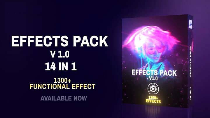 Effects Pack V1.0 AE脚本预设包1300+包括转场/特效/调色/预设-数艺帮-影视后期3D动画创意设计资源网